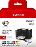 Canon PGI-1500XL XL Inktcartridge Set Zwart, Cyaan, Magenta, Geel Hoge Capaciteit
