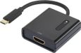 Renkforce RF-4472892 USB / HDMI Adapter [1x USB-C stekker - 1x HDMI-bus] Zwart