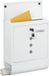 Merkloos Relaxdays Brievenbus met slot - 38 x 31 x 14 cm - metaal - 4 sleutels - wit