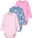 NAME IT Nbfbody 3P Ls Swan Noos - Unisex - Endless Sky - Printopdruk - 3 Stuks