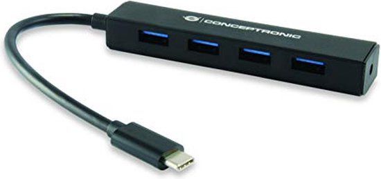 Conceptronic CTC4USB3 USB 3.0 Hub - Black