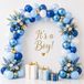 EDIESI Ballonnenboog blauw 52 stuks + 2 linten