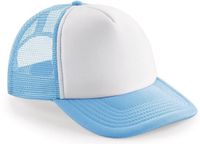 Beechfield Snapback Trucker Cap - Lichtblauw/Wit - Volwassenen
