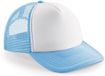 Beechfield Snapback Trucker Cap - Lichtblauw/Wit - Volwassenen