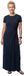 VERO MODA VMAVA LULU SS ANCLE DRESS PETITE Maxi robe Femmes Navy Blazer Lyocell