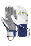Reusch Lucas Braathen Skihandschoenen Unisex Wit-Donkerblauw Maat 9,5