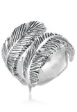 Elli Ring Vrouwen Verpakt Veer Motif Trend in 925 Sterling Zilver, 54, Sterling zilver
