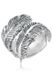 Elli Ring Vrouwen Verpakt Veer Motif Trend in 925 Sterling Zilver, 54, Sterling zilver