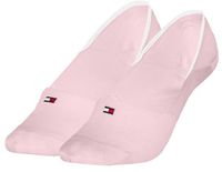 Tommy Hilfiger Dames 2P Footies Shine Roze