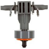 Gardena Micro Drip Tête d'irrigation en ligne, auto-régulant Noir, Gris, Orange