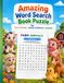 Amazing Word Search Book Puzzle for Farm Animals, Ocean Creatures & Insects: Fun Word Find Activity Book for Kids Ages 4–9