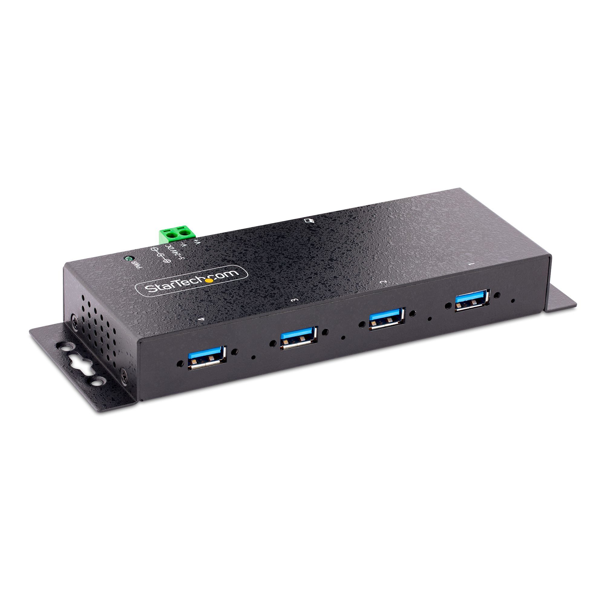 StarTech.com 4-Port Industrial USB 3.0 Hub - USB-A - 5Gbps - Rugged