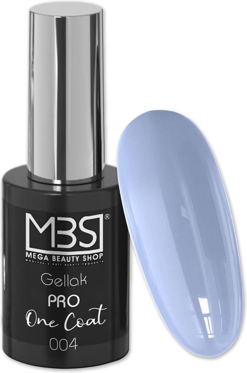 MEGA BEAUTY SHOP Gellak - one coat - 1 keer dekkend - gel nagellak - 10ML - MBS - Professioneel 04