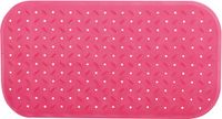 MSV Antislip Badmat – Douchemat met Afvoergat voor Bad en Douche – Antislip Mat voor Kinderen en Volwassenen – Rubber – Fuchsia – Rechthoek – 36 x 65 cm