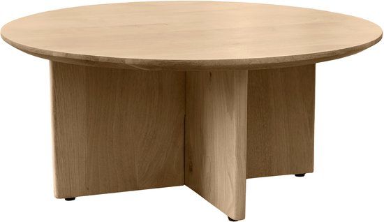 Lewis & Loft Salontafel Lupe - FSC®-gecertificeerd mangohout - Rond 80 cm - Naturel