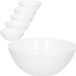 Plasticforte Saladeschaal - 6x - D23 x H10 cm - plastique - blanc