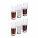 Relaxdays shotglazen 40 ml 12 stuks Glas Transparant