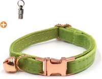 ACE Pets Kattenhalsband met belletje - Lime Groen - Kitten & Kattenbandje - Verstelbaar