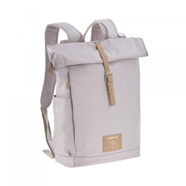 LÄSSIG Rolltop Backpack Luiertas - Grijs - Polyester