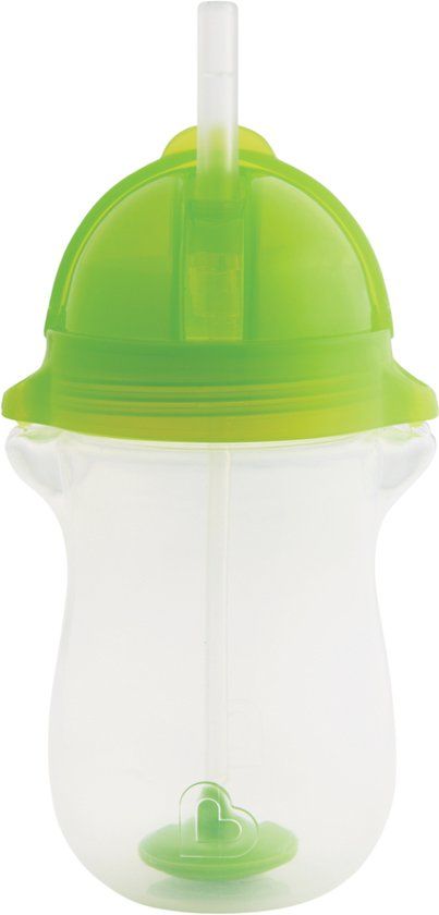 Munchkin Tip & Sip Antilek Rietjesbeker - Groen - 296ml