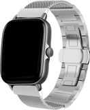 Strap-it Xiaomi Amazfit GTS stalen Milanese band - zilver | 8720763467989