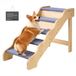 VEVOR Hondentrap 910x430x630 mm, 5-Treden Huisdierentrap, Houten Trap Geschikt voor Kleine, Middelgrote, Grote en Oudere Huisdieren, Evenals Puppy's Tot 68 Kg, Hondenladder voor Bedden, Banken en Auto's