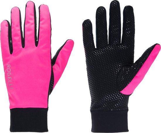Rogelli Laval Women's Cycling Gloves - Windproof - Breathable - Pink - Size M
