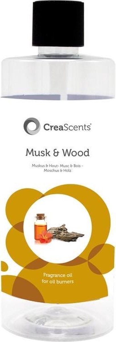 Creascents Geurolie Musk & Wood 750 Ml Transparant