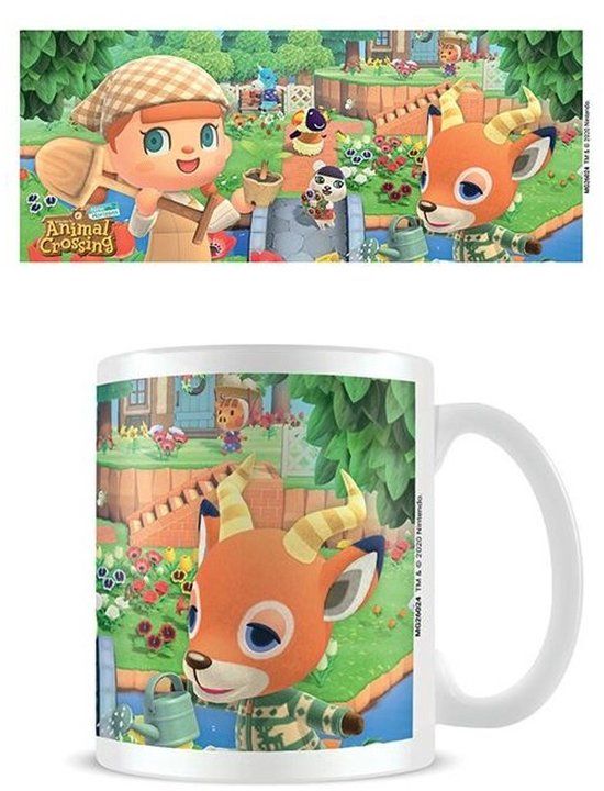 Nintendo Animal Crossing Spring Mok - Wit - Keramiek