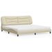 Maison Exclusive - Lit avec matelas « Hvar » crème 200 x 200 cm en tissu