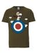 LOGOSHIRT Peanuts - Snoopy Pilot Shirt blauw / olijfgroen / rood / wit