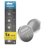 Absina Knoopcel CR1220 3 V 5 stuk(s) Lithium