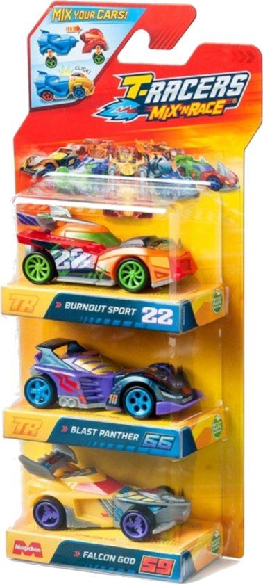 SuperThings T-Racers Mix 'n Race 3-Pack
