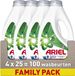 Ariel Lessive +Touch of Lenor Unstoppables Couleur - 4 x 25 Lavages