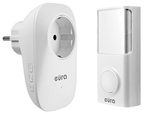 EURA Euro-Tech SOUL WDP-91H2 Draadloze Deurbel - 230V Stopcontact - Waterdicht - 100m Bereik - 58 Melodieën