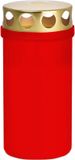 Trend Candles Bougie de table/bougie commémorative - Rouge - Cire - 12,6 cm - 48 heures