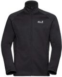 Jack Wolfskin Peak District Full-zip M Herenjas Zwart L Polyester
