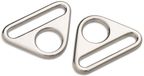 Prym Driehoek-ring met gleuf 30mm zilverkleurig 615835