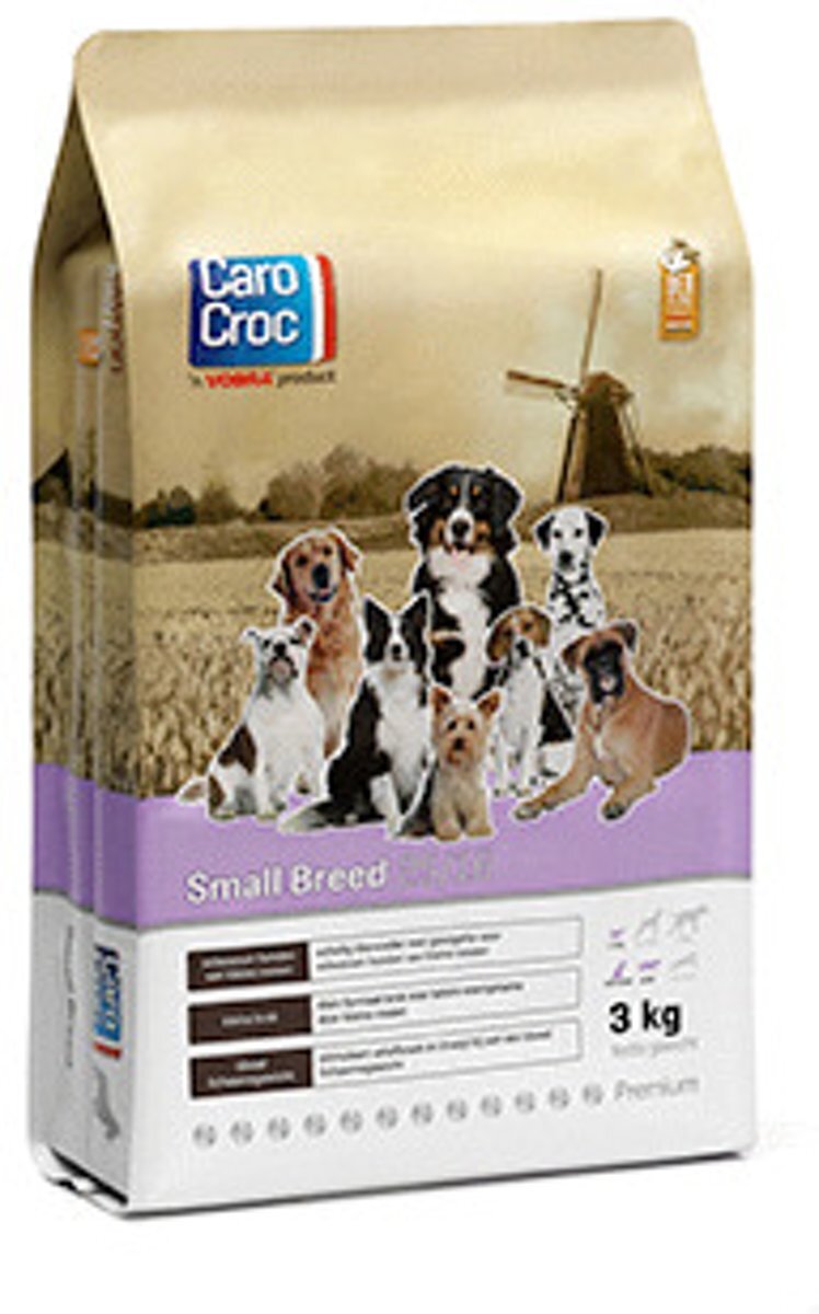 CAROCROC Small Breed 25/16 Hondenvoer - 3 kg