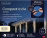 Lumineo Icicle compact 3,75 mètre noir/blanc chaud