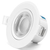 Blendend LED downlight rond met verstelbare hoek, 7 W, geel licht