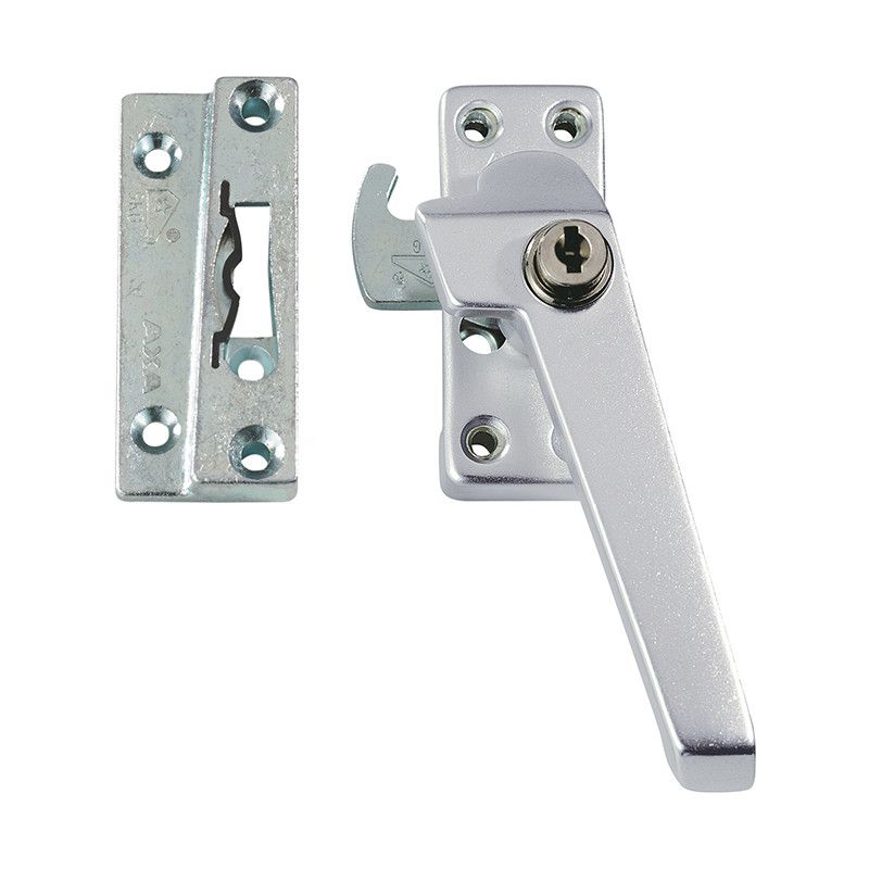 Axa 3319 raamsluiting met slot SKG* Rechts aluminium - 8713249266497