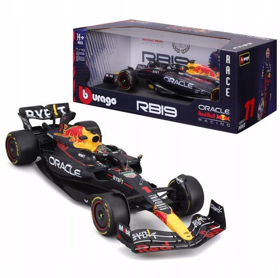 Formule 1 Bburago Oracle Red Bull Racing RB19 #1 (M.Verstappen) 2023 - 1:18