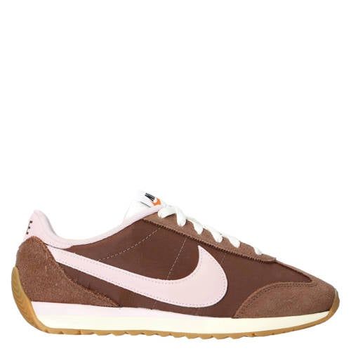 Nike Pacific suede sneakers bruin/lichtroze