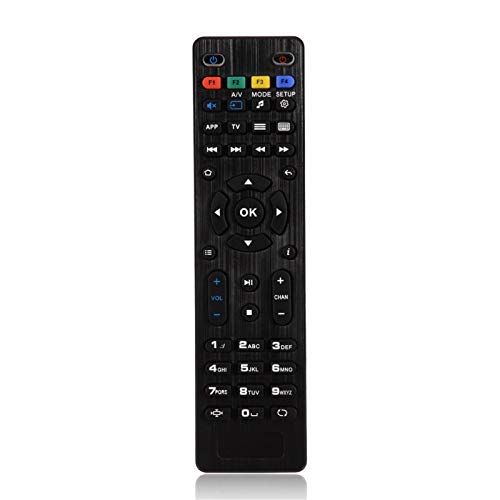 Dpofirs DC 3V vervangende afstandsbediening voor Mag 250254255260261270 voor IPTV TV Box, hoogwaardige zwarte afstandsbediening voor televisies, 10 meter afstandsbedieningsafstand