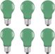 Osram 6 stuks LED lamp gekleurd E27 2.5W Groen