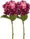 Emerald Kunstbloem hortensia tak - 2x - 52 cm - fuchsia