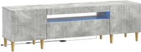 vidaXL TV-meubel ARNHEM 153 x 35 x 43 cm Betongrijs Bewerkt hout
