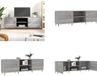 vidaXL Tv-meubel 150x30x50 cm bewerkt hout grijs sonoma eikenkleurig