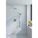 Fortifura Calvi Inbouw Regendoucheset - rond - thermostatisch - wandarm - glijstang - 25cm - hoofddouche - ronde handdouche - gladde slang - PVD - geborsteld RVS